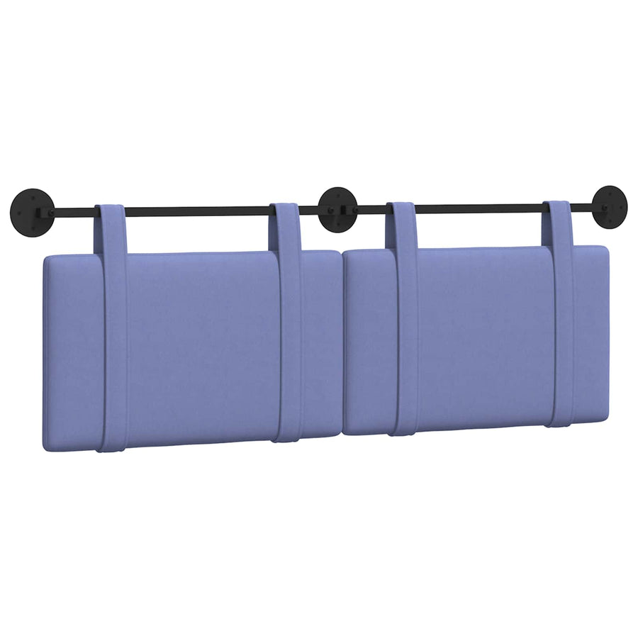 Hangend Hoofdeinde Effen Jeans Blauw 130 x 55 x 5 cm Stof