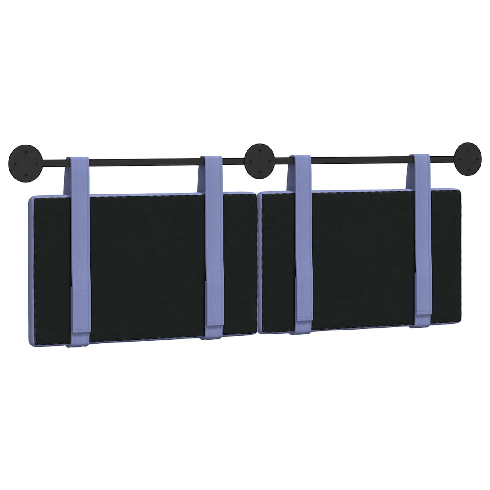 Hangend Hoofdeinde Effen Jeans Blauw 130 x 55 x 5 cm Stof