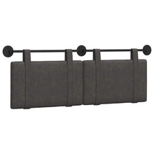 Hangend Hoofdeinde Effen Zwart 130 x 55 x 5 cm Antiek PU