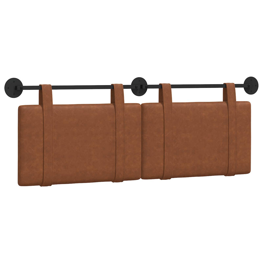 Hangend Hoofdeinde Effen Bruin 130 x 55 x 5 cm Antiek PU