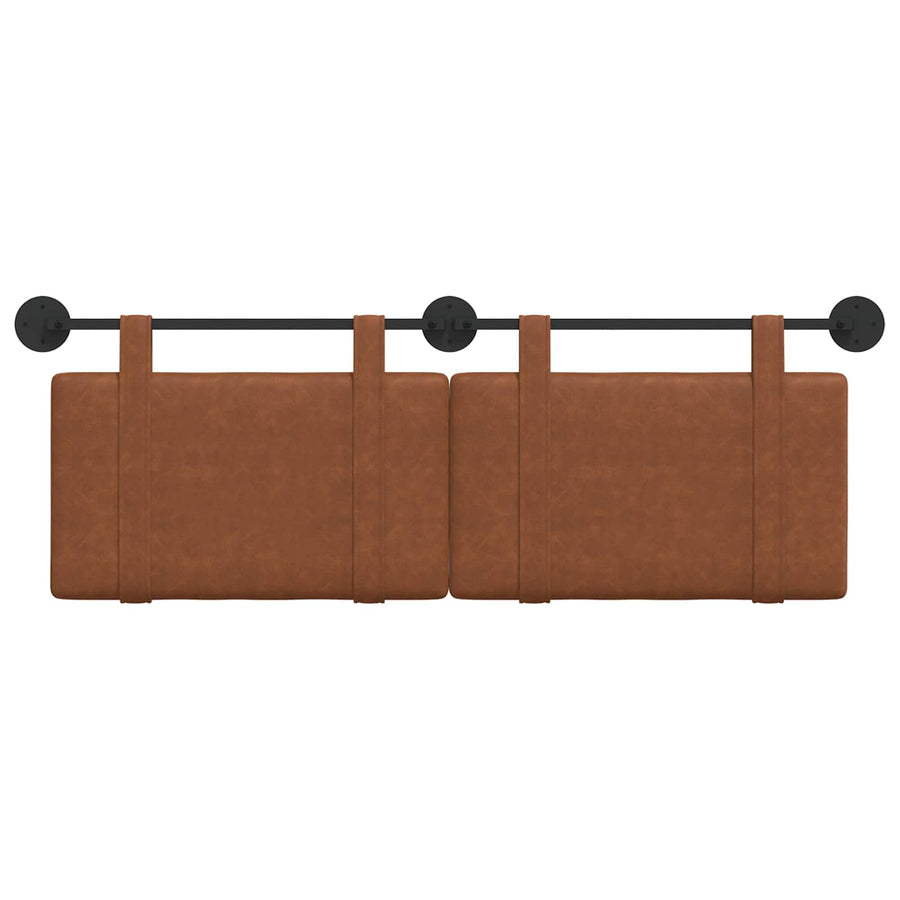 Hangend Hoofdeinde Effen Bruin 130 x 55 x 5 cm Antiek PU