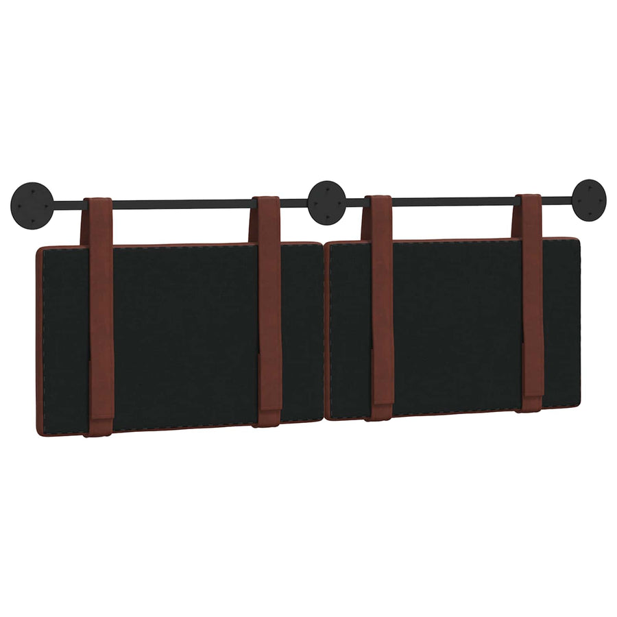 Hangend Hoofdeinde Glanzend Bruin 130 x 55 x 5 cm Antiek PU