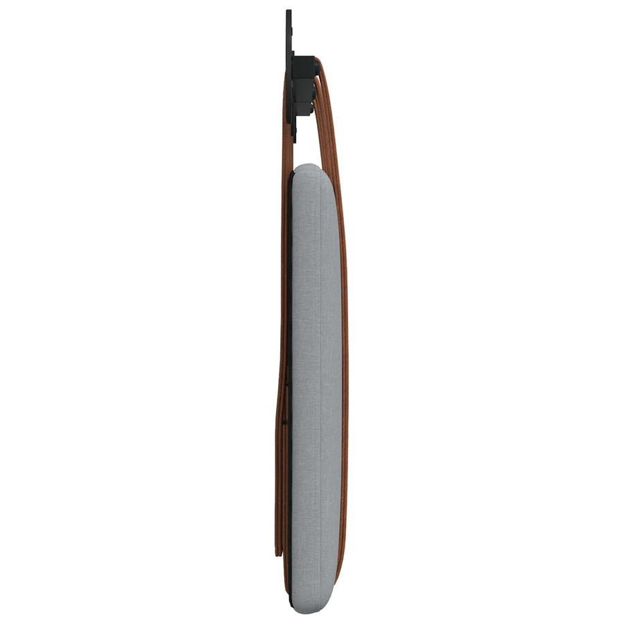 Hangend Hoofdeinde Effen Lichtgrijs 120 x 40 cm Bewerkt hout