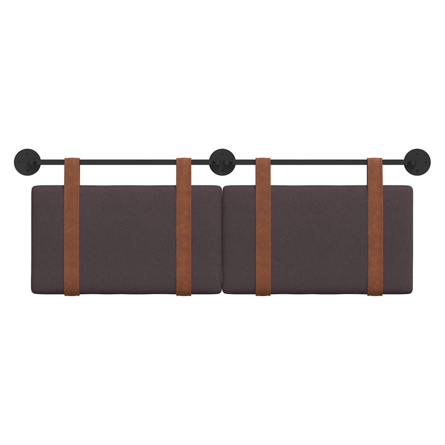 Hangend Hoofdeinde Effen Donkerbruin 120 x 40 cm Bewerkt hout