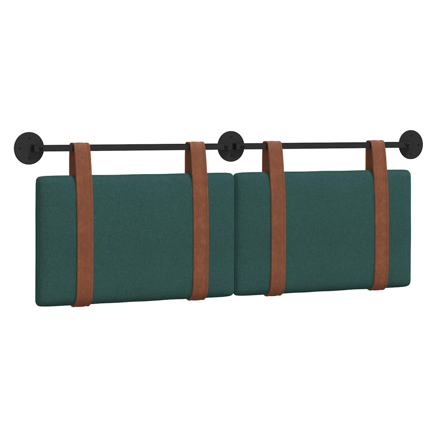 Hangend Hoofdeinde Effen Donkergroen 120 x 40 cm Bewerkt hout