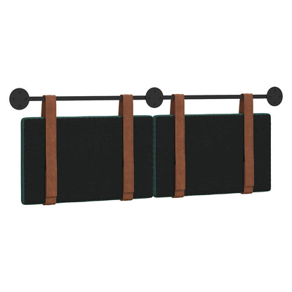 Hangend Hoofdeinde Effen Donkergroen 120 x 40 cm Bewerkt hout