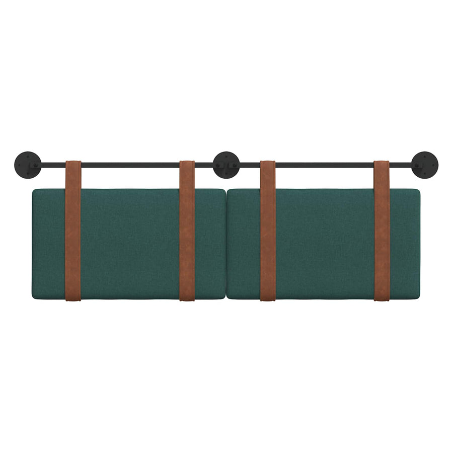 Hangend Hoofdeinde Effen Donkergroen 120 x 40 cm Bewerkt hout