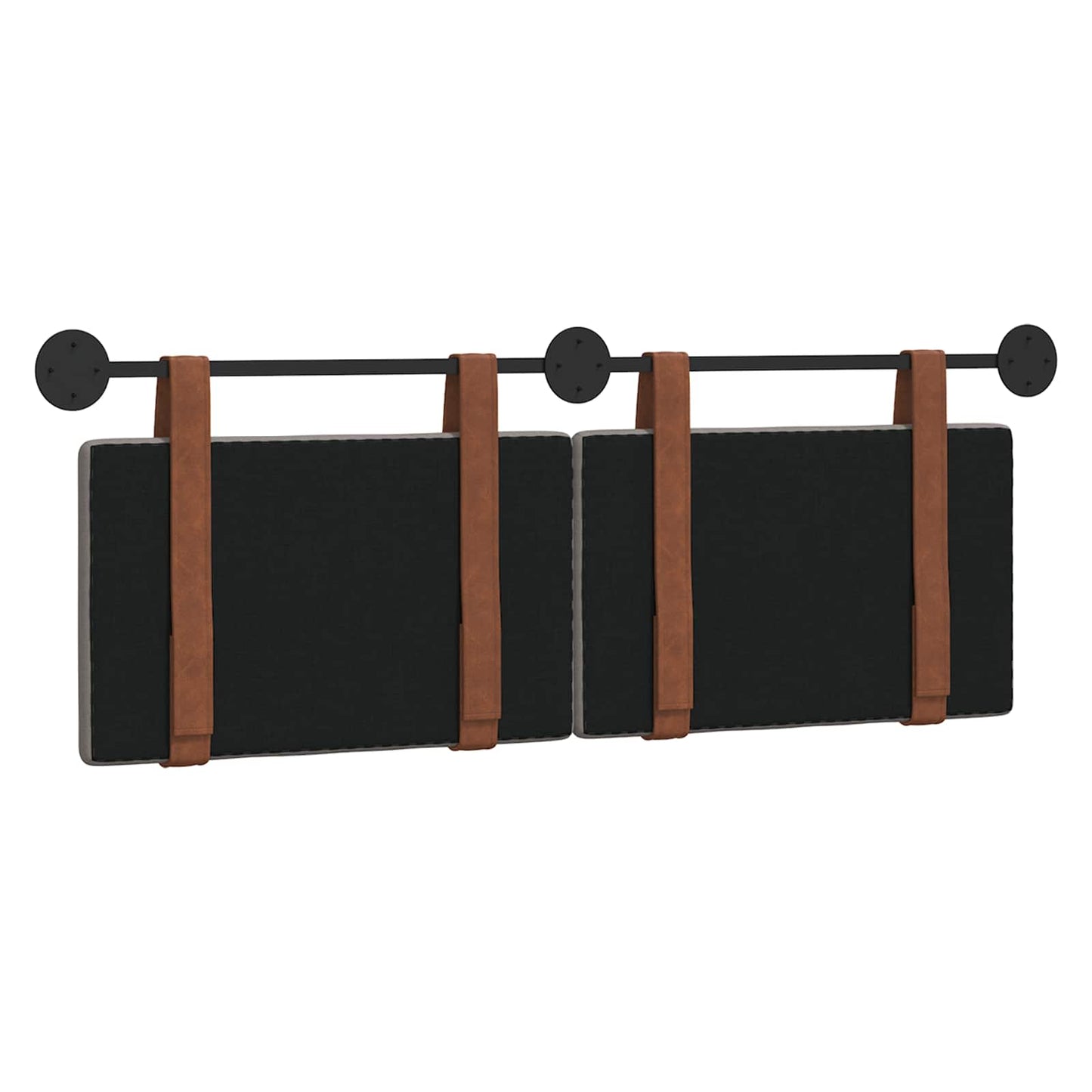 Hangend Hoofdeinde Effen Taupe 120 x 40 cm Bewerkt hout