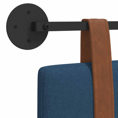 Hangend Hoofdeinde Effen Blauw 120 x 40 cm Bewerkt hout