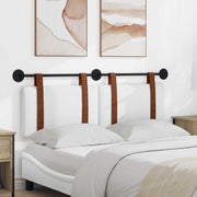 Hoofdeinde wandmontage 120x40 cm wit bewerkt hout