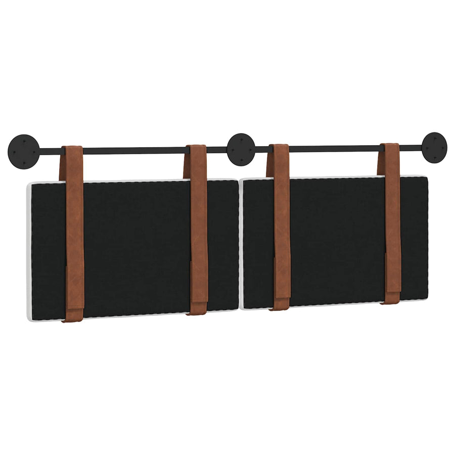 Hangend Hoofdeinde Wandgemonteerd Wit 120 x 40 cm Bewerkt hout