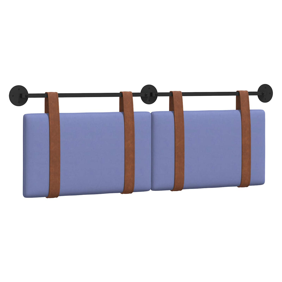 Hangend Hoofdeinde Effen Jeans Blauw 120 x 40 cm Bewerkt hout