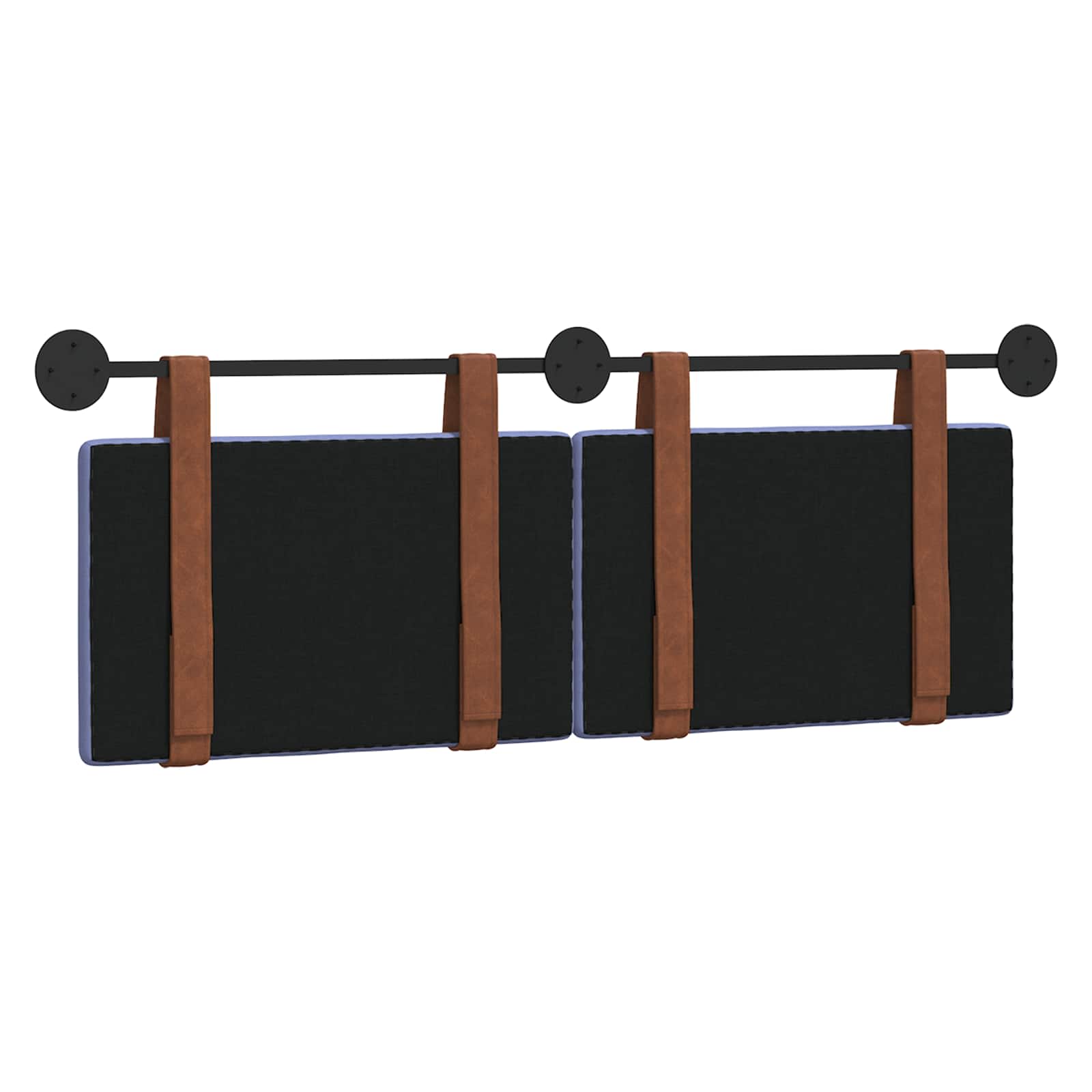 Hangend Hoofdeinde Effen Jeans Blauw 120 x 40 cm Bewerkt hout