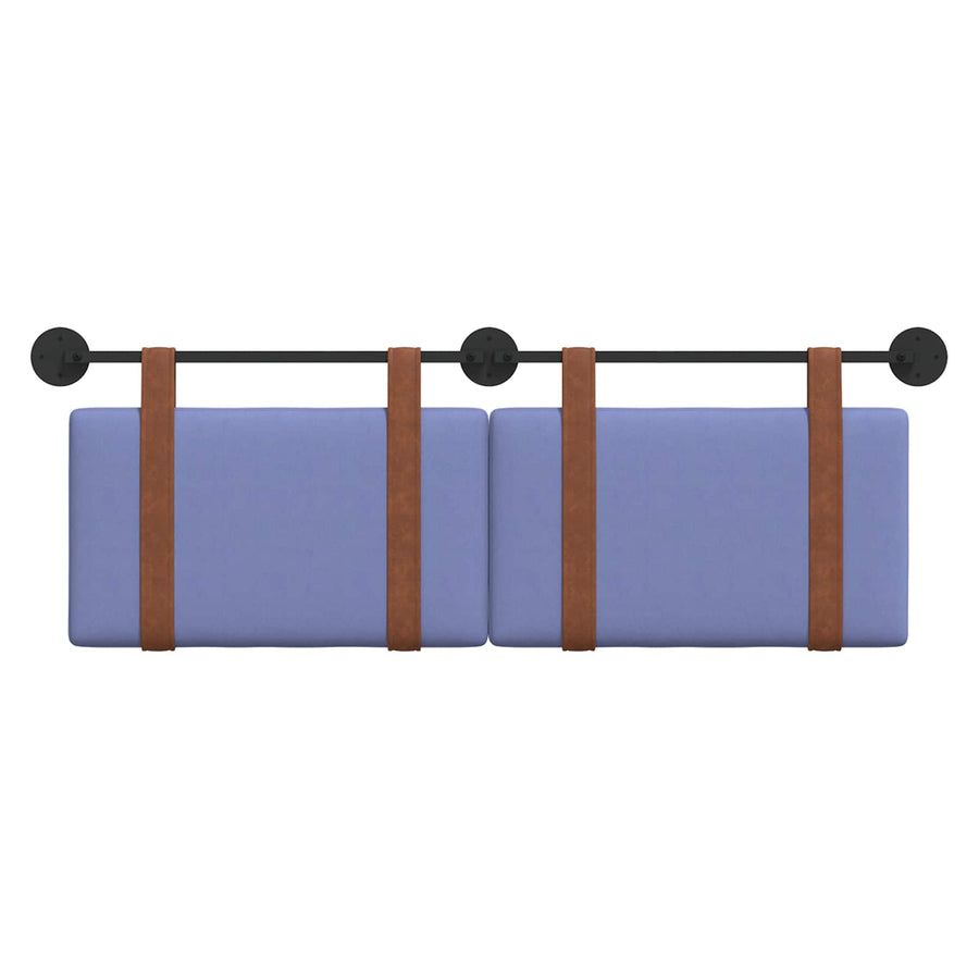 Hangend Hoofdeinde Effen Jeans Blauw 120 x 40 cm Bewerkt hout