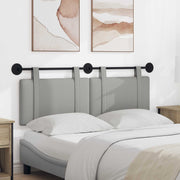 Hoofdeinde 150x55x5 cm stof wolkengrijs