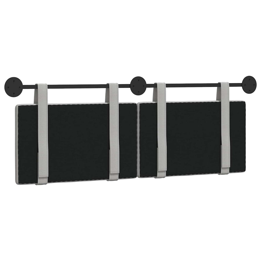 Hangend Hoofdeinde Effen Wolkengrijs 150 x 55 x 5 cm Stof