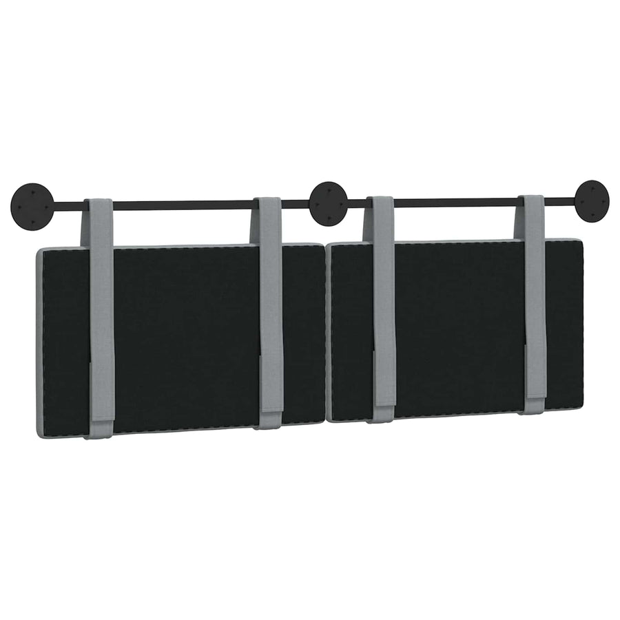 Hangend Hoofdeinde Effen Lichtgrijs 150 x 55 x 5 cm Stof