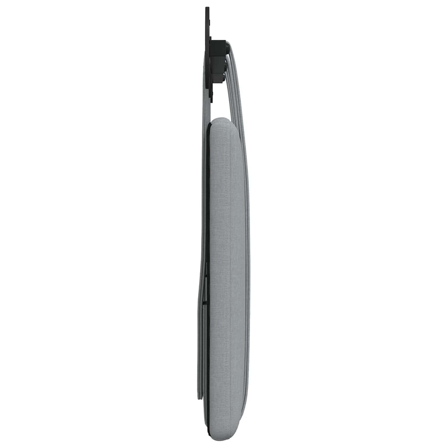 Hangend Hoofdeinde Effen Lichtgrijs 150 x 55 x 5 cm Stof