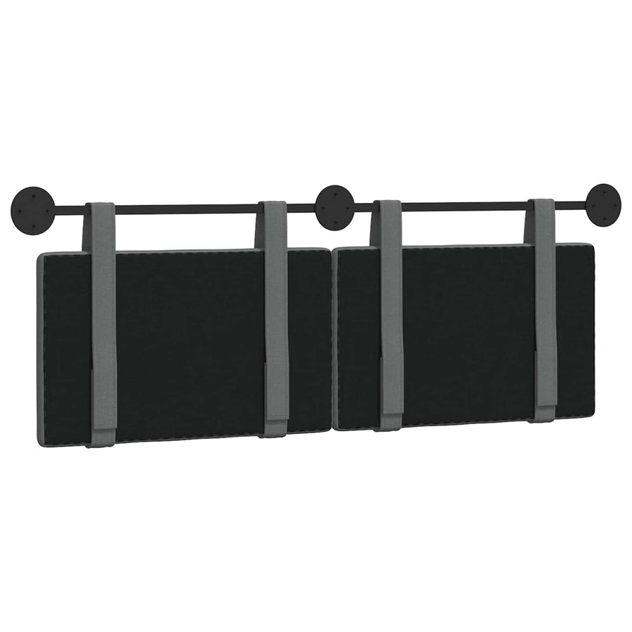 Hangend Hoofdeinde Effen Donkergrijs 150 x 55 x 5 cm Stof