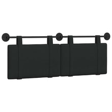 Hangend Hoofdeinde Wandgemonteerd Zwart 150 x 55 x 5 cm Stof