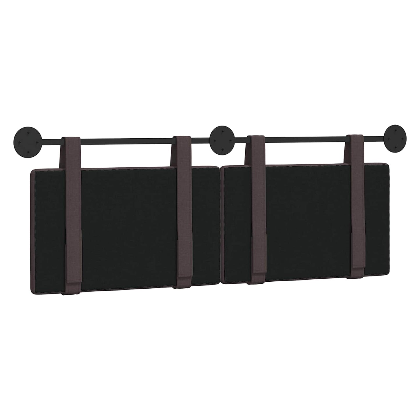 Hangend Hoofdeinde Effen Donkerbruin 150 x 55 x 5 cm Stof