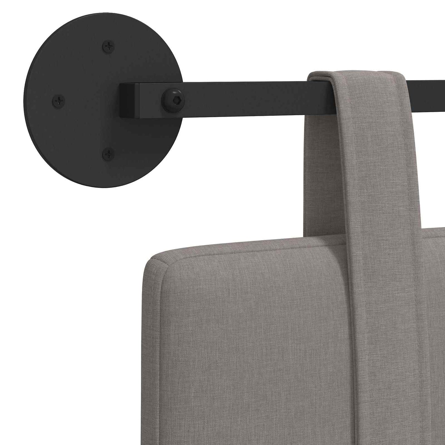 Hangend Hoofdeinde Wandgemonteerd Taupe 150 x 55 x 5 cm Stof