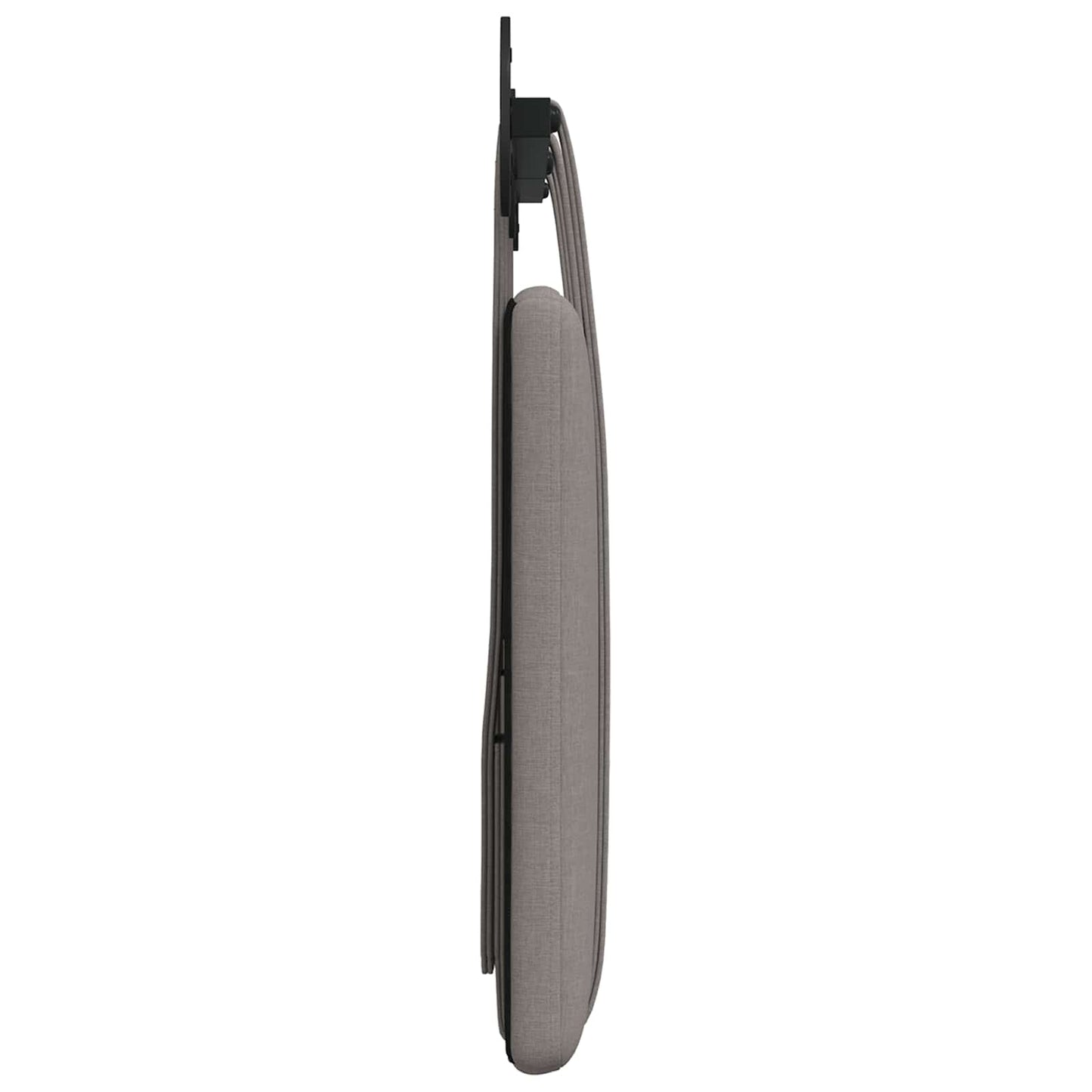 Hangend Hoofdeinde Wandgemonteerd Taupe 150 x 55 x 5 cm Stof
