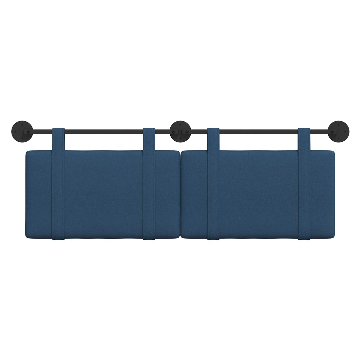 Hangend Hoofdeinde Wandgemonteerd Blauw 150 x 55 x 5 cm Stof