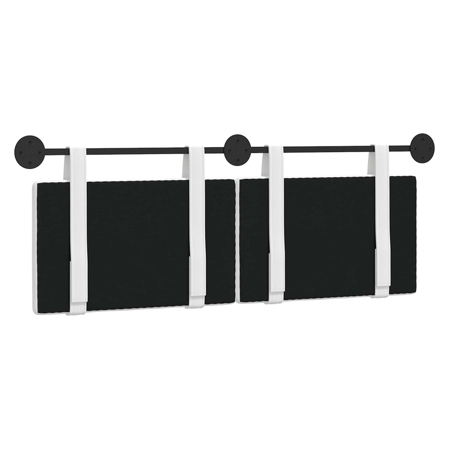 Hangend Hoofdeinde Wandgemonteerd Wit 150 x 55 x 5 cm Stof