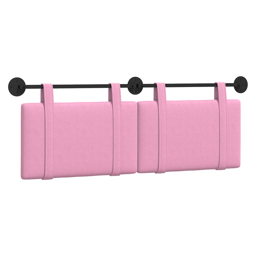 Hangend Hoofdeinde Wandgemonteerd Roze 150 x 55 x 5 cm Stof