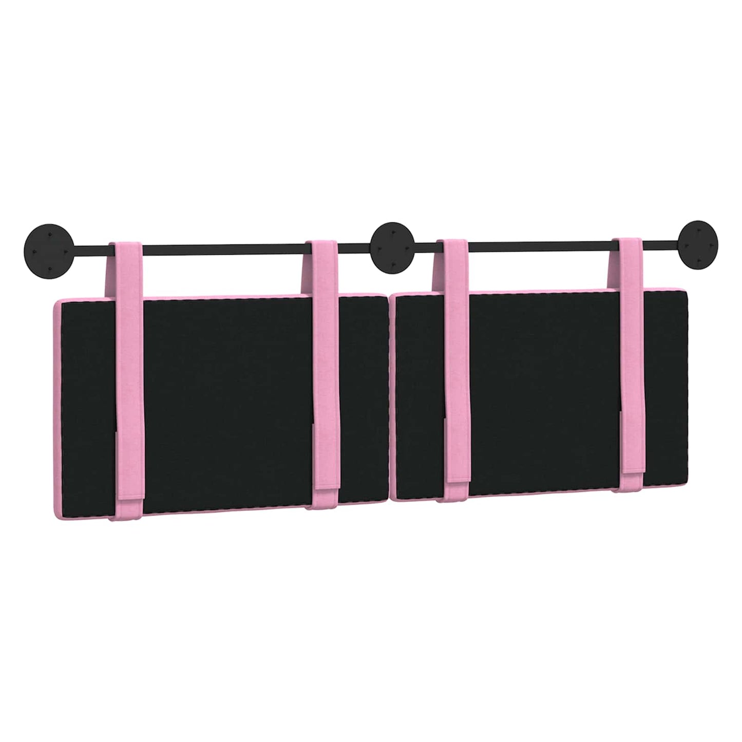 Hangend Hoofdeinde Wandgemonteerd Roze 150 x 55 x 5 cm Stof