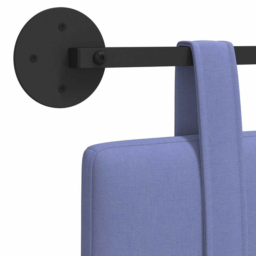 Hangend Hoofdeinde Effen Jeans Blauw 150 x 55 x 5 cm Stof