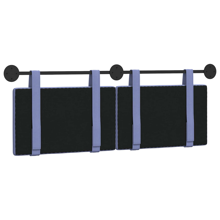 Hangend Hoofdeinde Effen Jeans Blauw 150 x 55 x 5 cm Stof