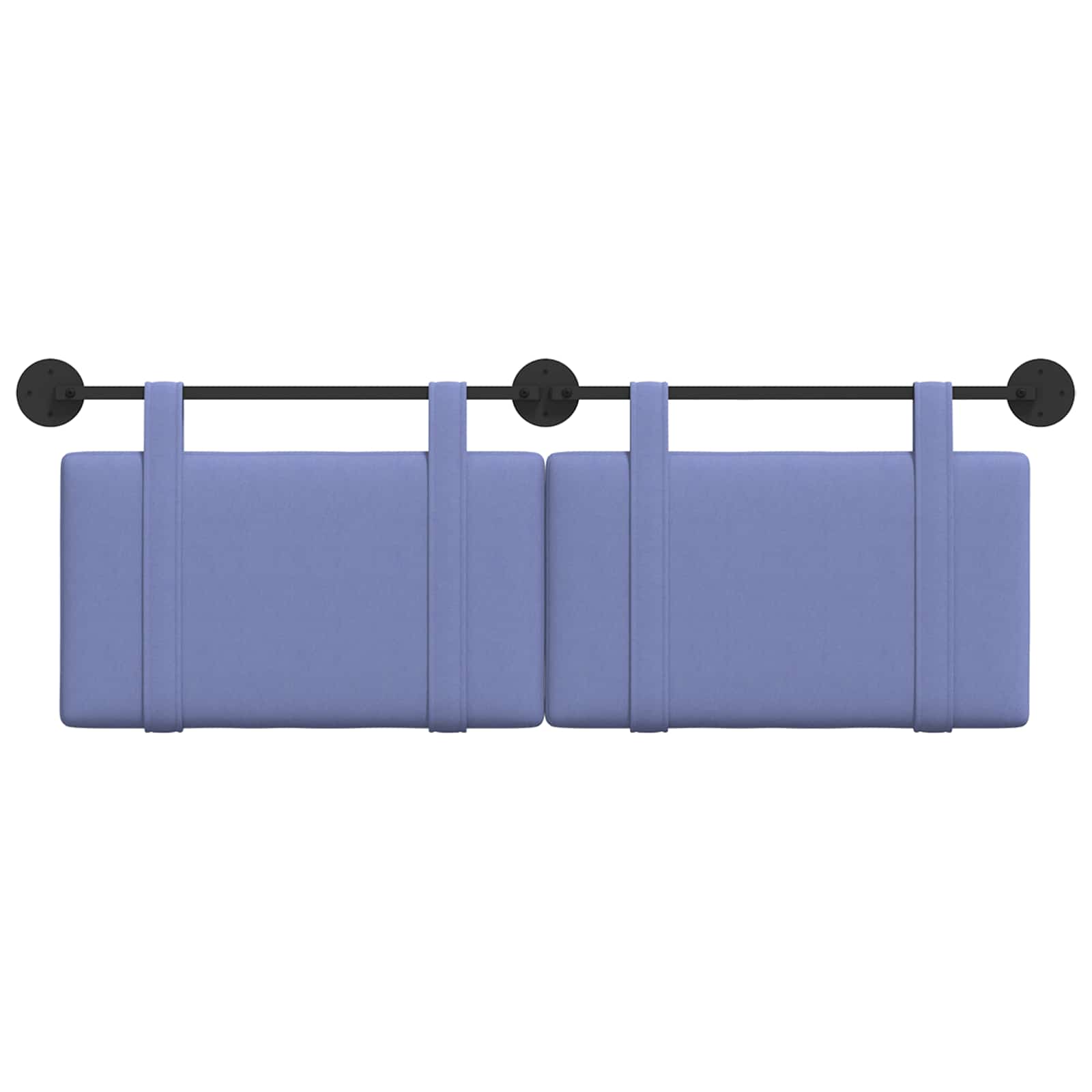 Hangend Hoofdeinde Effen Jeans Blauw 150 x 55 x 5 cm Stof