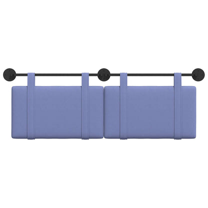 Hangend Hoofdeinde Effen Jeans Blauw 150 x 55 x 5 cm Stof