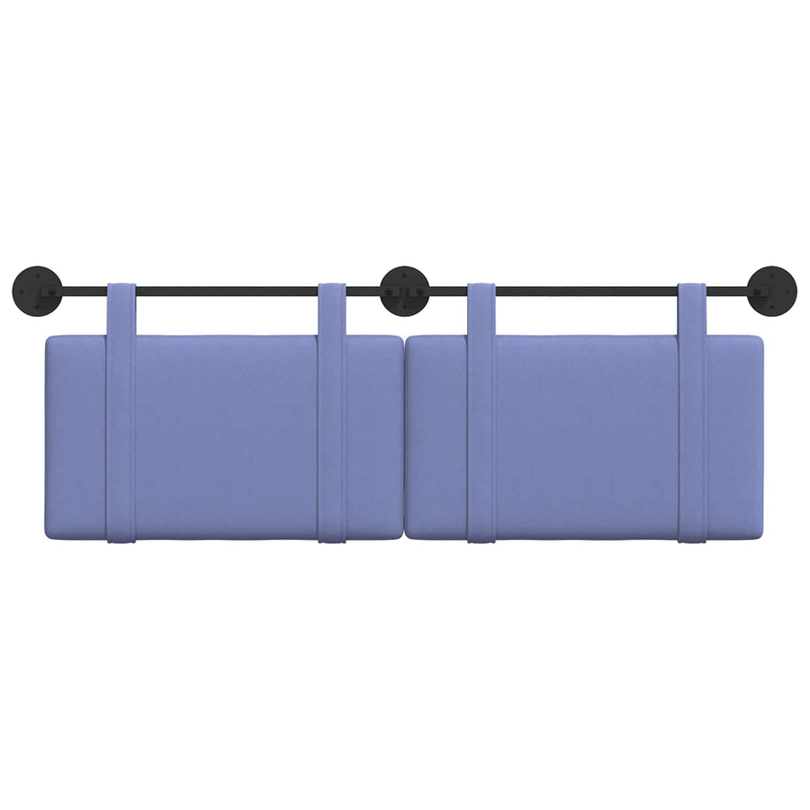 Hangend Hoofdeinde Effen Jeans Blauw 150 x 55 x 5 cm Stof