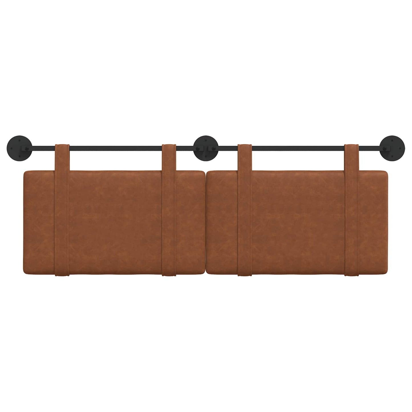 Hangend Hoofdeinde Effen Bruin 150 x 55 x 5 cm Antiek PU