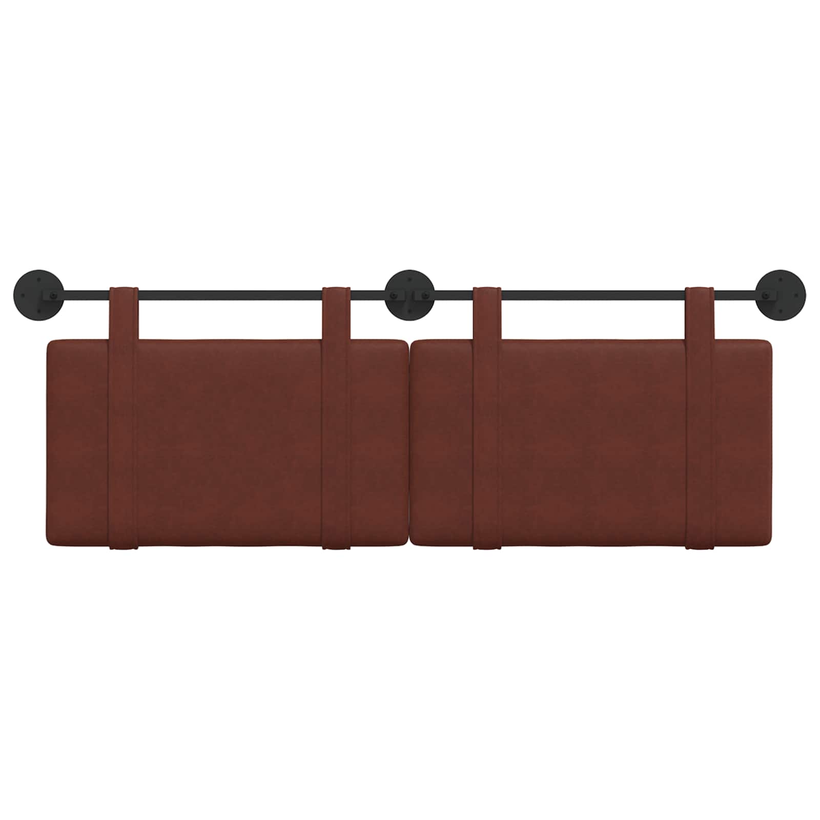 Hangend Hoofdeinde Glanzend Bruin 150 x 55 x 5 cm Antiek PU