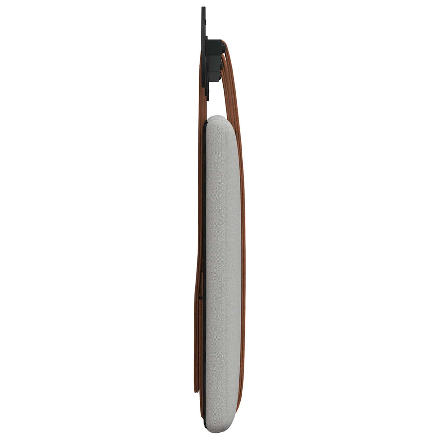 Hangend Hoofdeinde Effen Wolkengrijs 140 x 40 cm Bewerkt hout