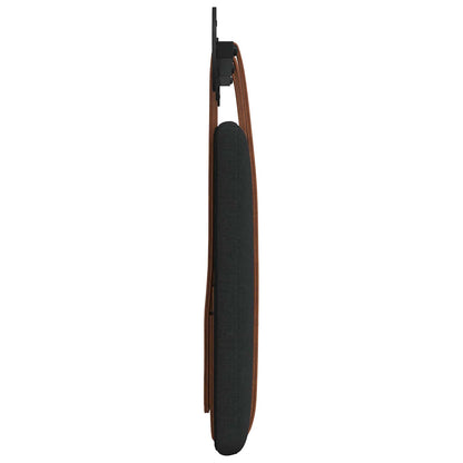 Hangend Hoofdeinde Effen Zwart 140 x 40 cm Bewerkt hout
