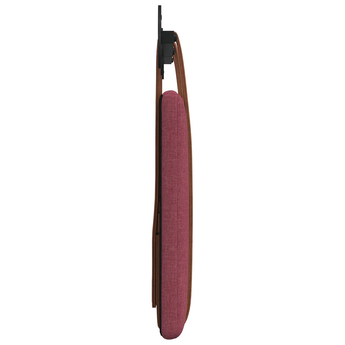 Hangend Hoofdeinde Effen Wijnrood 140 x 40 cm Bewerkt hout
