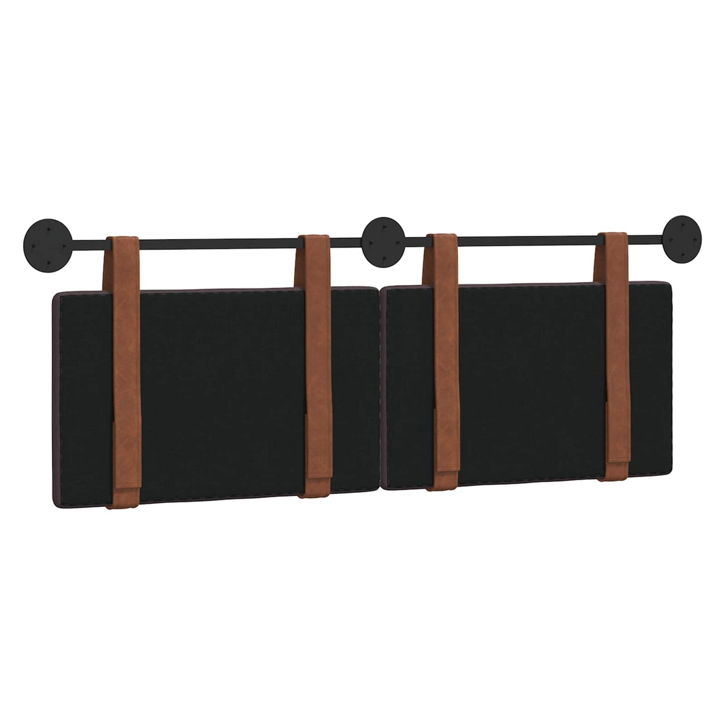 Hangend Hoofdeinde Effen Donkerbruin 140 x 40 cm Bewerkt hout