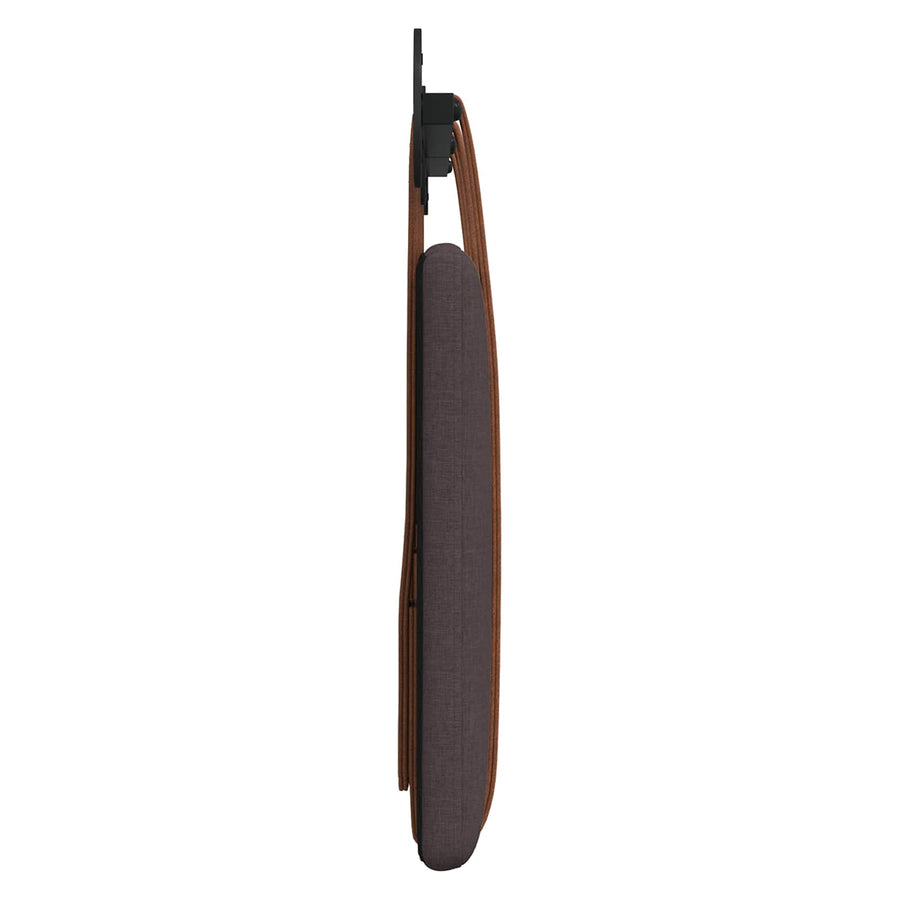 Hangend Hoofdeinde Effen Donkerbruin 140 x 40 cm Bewerkt hout