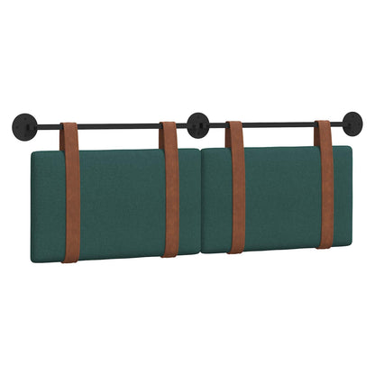 Hangend Hoofdeinde Effen Donkergroen 140 x 40 cm Bewerkt hout