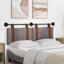 Hangend Hoofdeinde Effen Taupe 140 x 40 cm Bewerkt hout