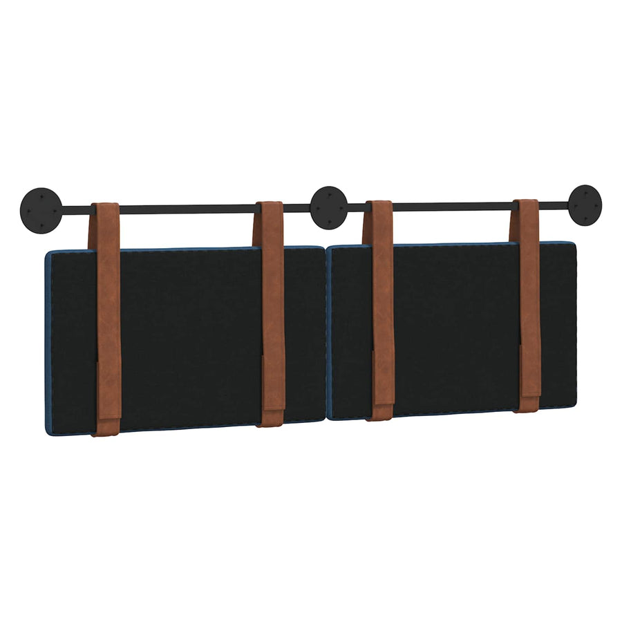 Hangend Hoofdeinde Effen Blauw 140 x 40 cm Bewerkt hout