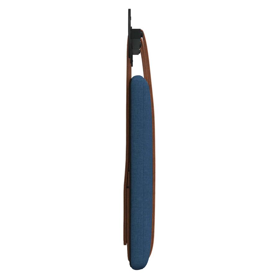 Hangend Hoofdeinde Effen Blauw 140 x 40 cm Bewerkt hout