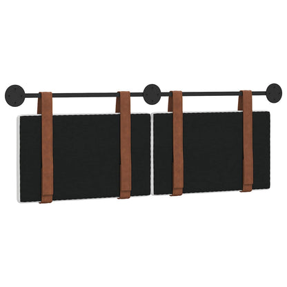 Hangend Hoofdeinde Wandgemonteerd Wit 140 x 40 cm Bewerkt hout
