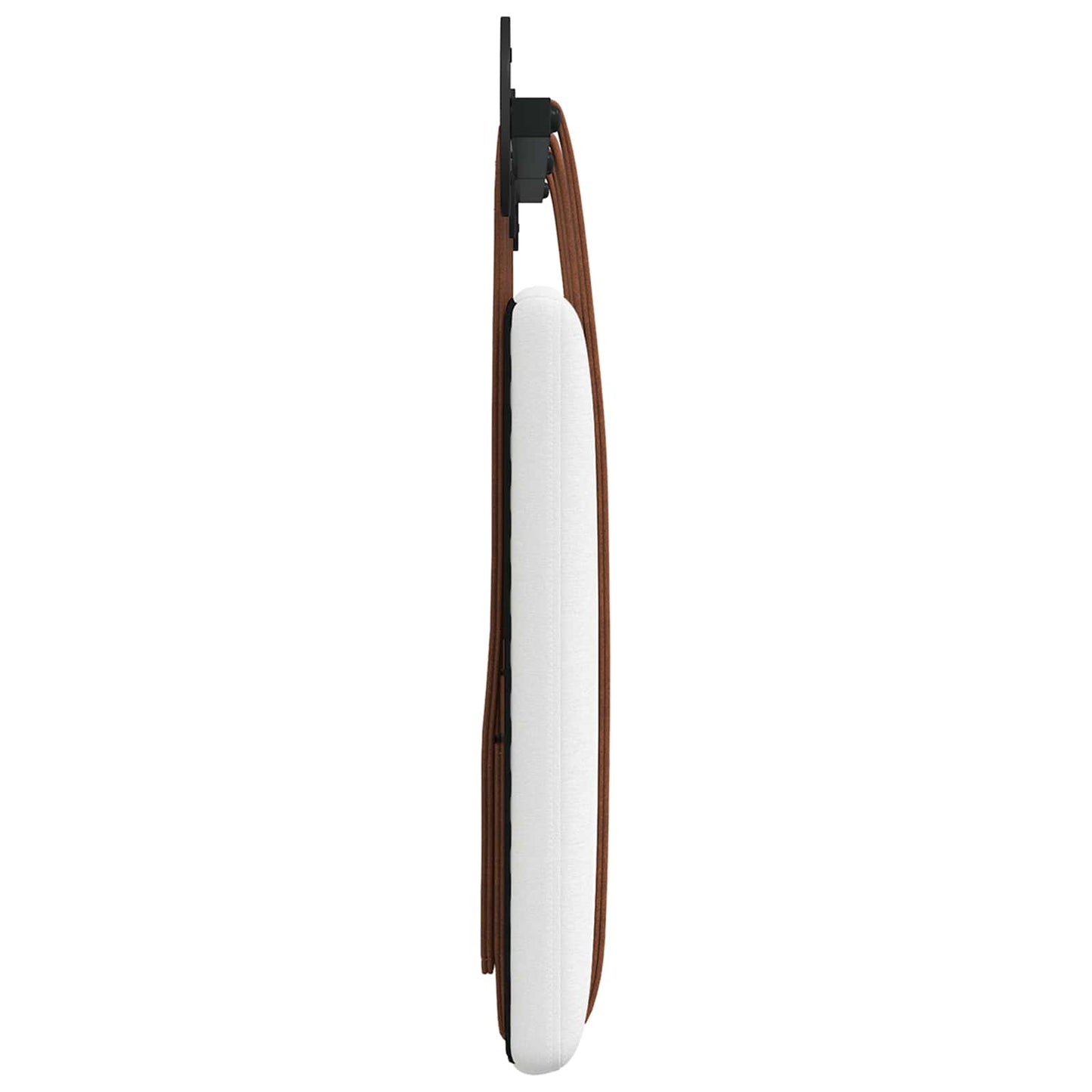 Hangend Hoofdeinde Wandgemonteerd Wit 140 x 40 cm Bewerkt hout