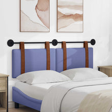 Hangend Hoofdeinde Effen Jeans Blauw 140 x 40 cm Bewerkt hout